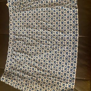 Susan Graver blue and white skort size 4x